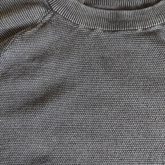Hudson long sleeve textured cotton crew neck shirt size large - Picture 5 of 13